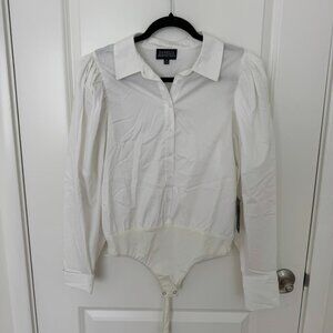WeWoreWhat Blouse Bodysuit NWT